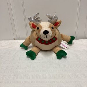 Goofballz Christmas Reindeer 6" Plush Soft Stuffed Animal 2016 Paw print…